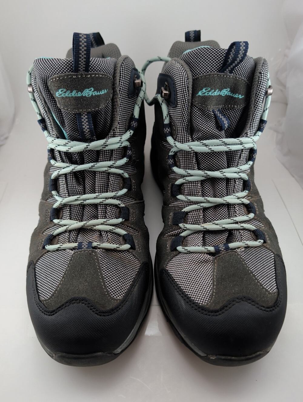 Hiking Boots Eddie Bauer Waterproof Leather Lake Union Castlerock Sz 9.5M